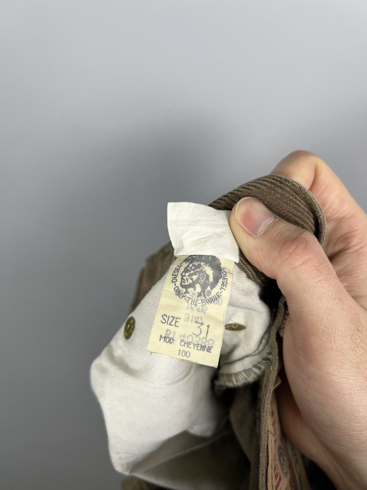 Diesel W31 Vintage Diesel Corduroy Pants Y2k Size US 31 - 12 Thumbnail
