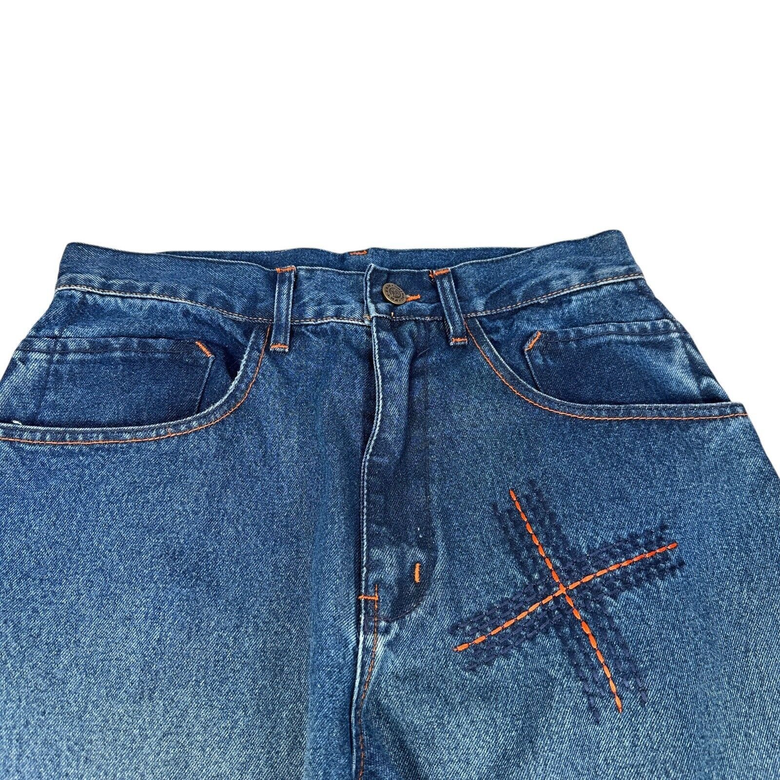 Phat Farm Vintage Phat Farm Baggy Jeans Mens 32 Blue Loose Skater Y2K Size US 32 / EU 48 - 3 Thumbnail