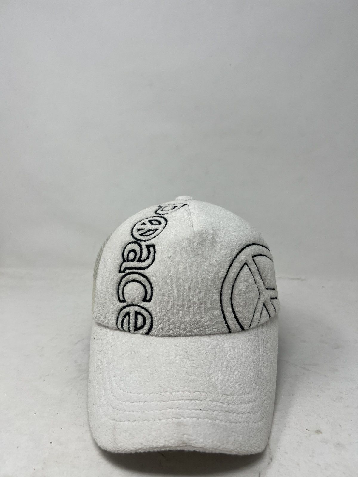If Six Was Nine Project Peace Terry Cloth Trucker Hat Size ONE SIZE - 5 Thumbnail
