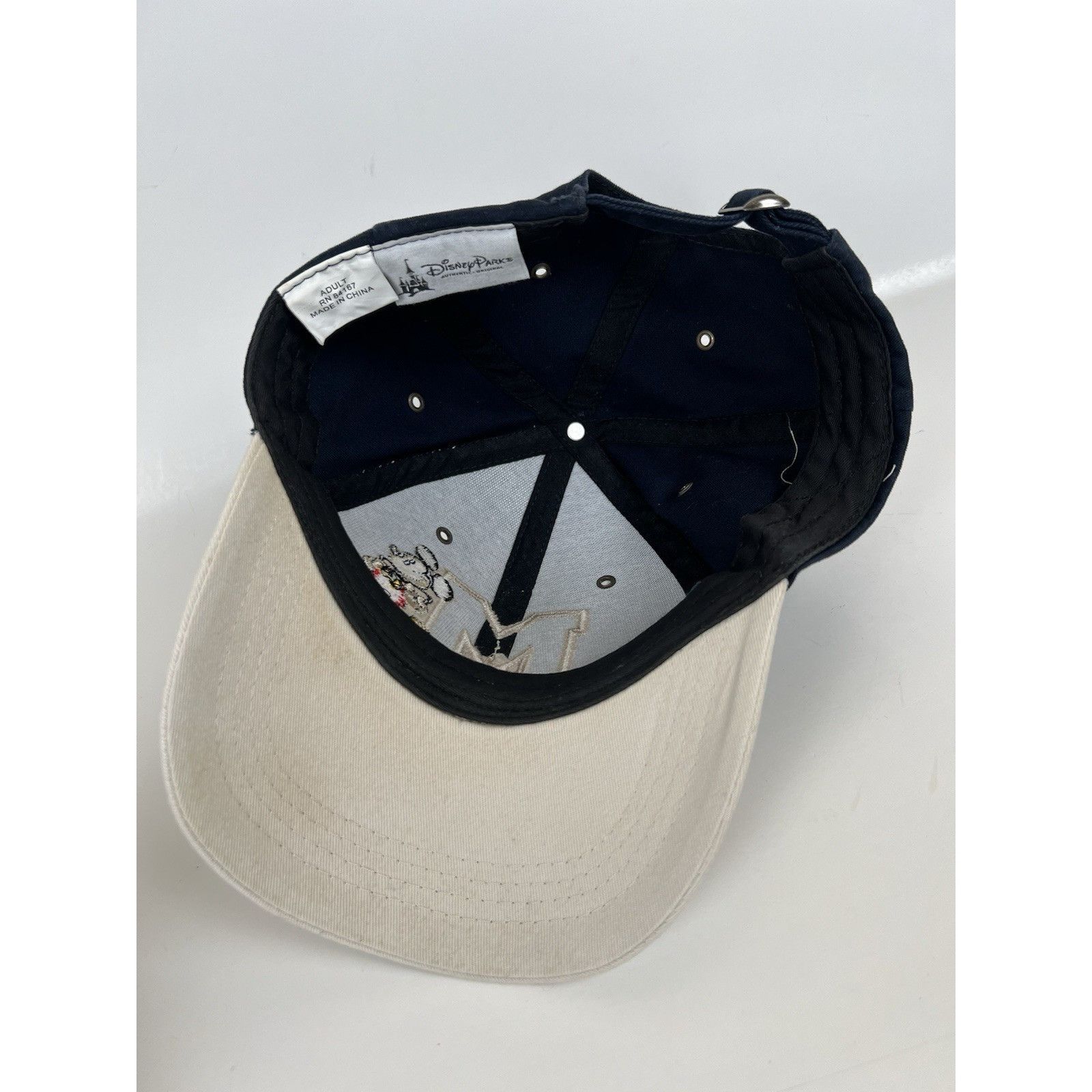 Disney Vintage Mickey Mouse Disneyland Strapback Hat Cap Y2K Blue E Size ONE SIZE - 9 Thumbnail