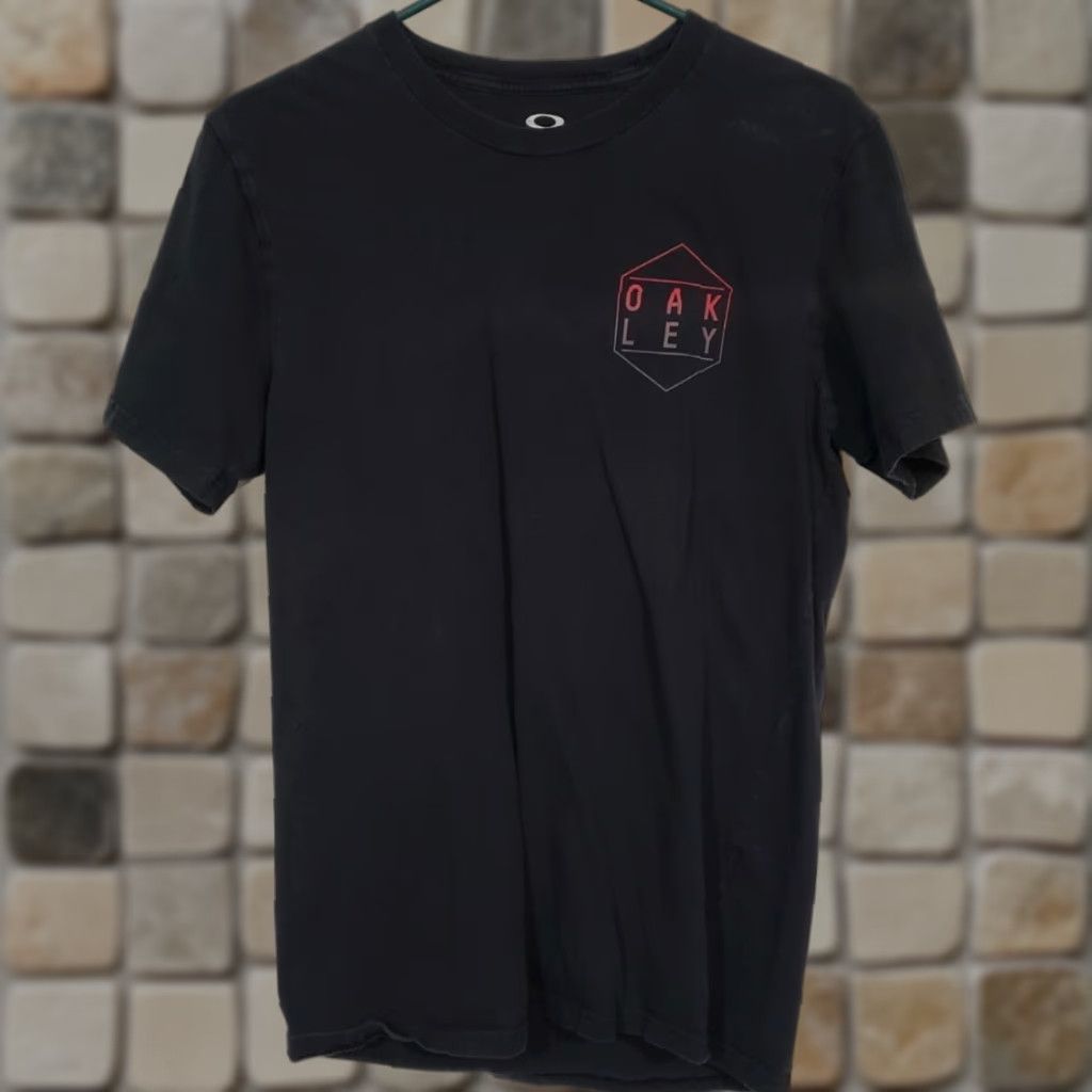 Oakley Oakley Shirt Mens Small Black Short Sleeve with Oakley in a Diamond Size US S / EU 44-46 / 1 - 1 Thumbnail
