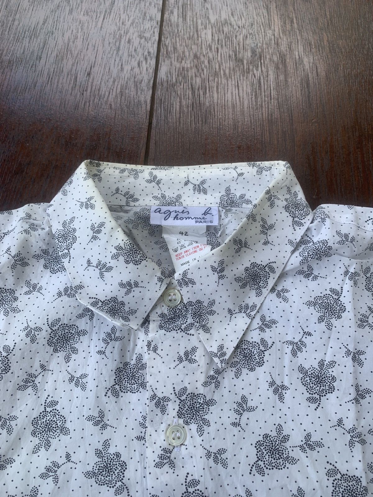 Vintage × agnes b. Vintage Agnes B. Homme Paris floral hawaiian shirt Size US M / EU 48-50 / 2 - 4 Thumbnail