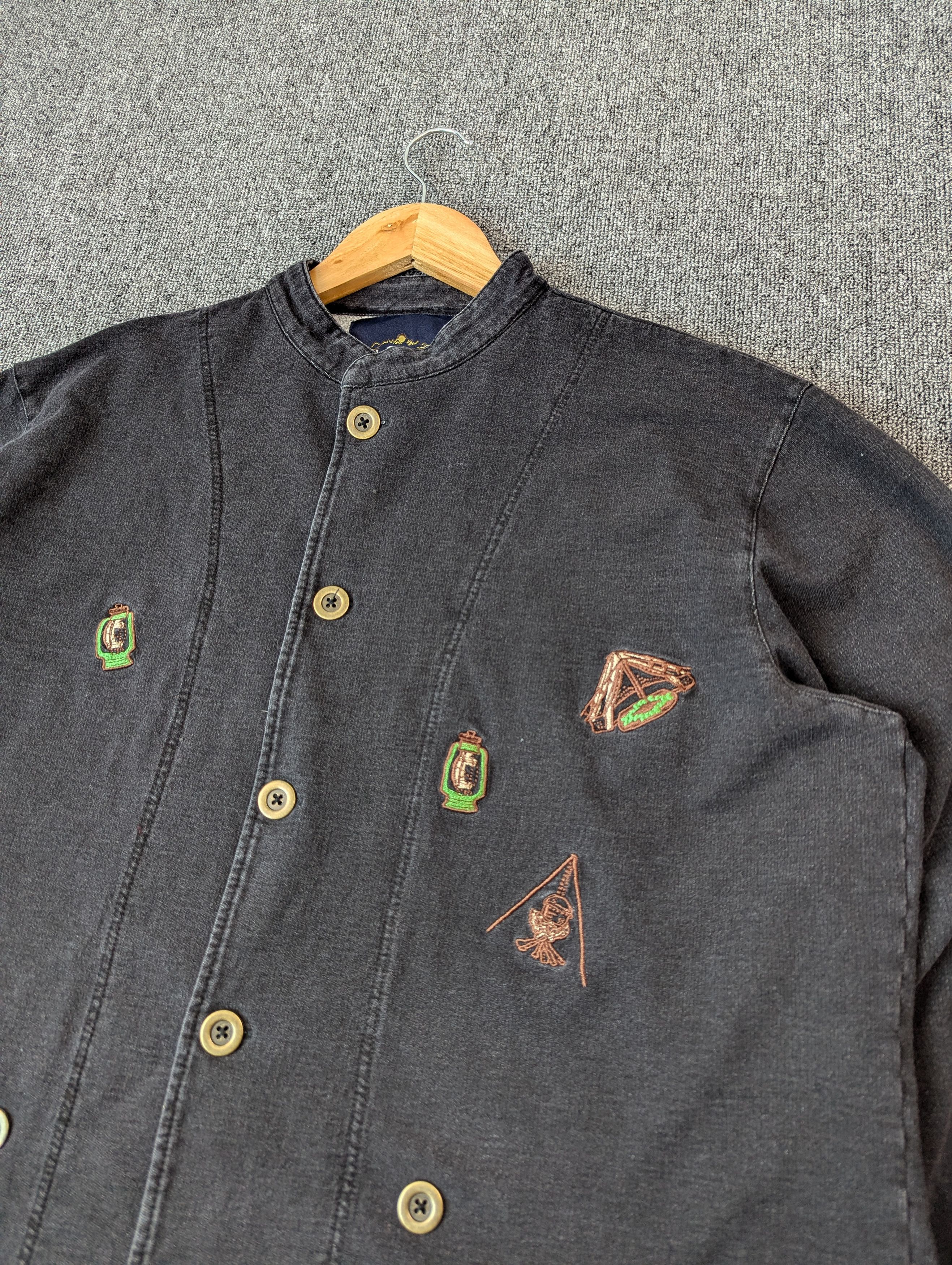 GRN Amina X Grn Stretch Denim Button Ups Jacket Size US L / EU 52-54 / 3 - 4 Thumbnail