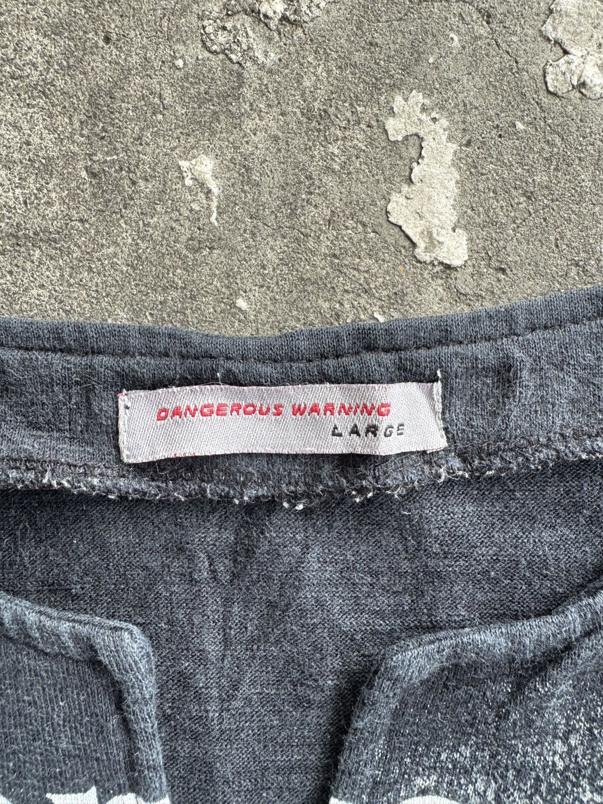 If Six Was Nine Dangerous Warning Seditionaries Poem Cyber Gothic Punk LS Size US L / EU 52-54 / 3 - 5 Thumbnail