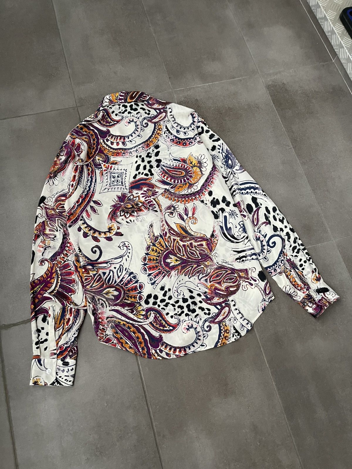 Just Cavalli !DS! AW22 Just Cavalli Paisley Viscose Shirt Size US S / EU 44-46 / 1 - 15 Thumbnail