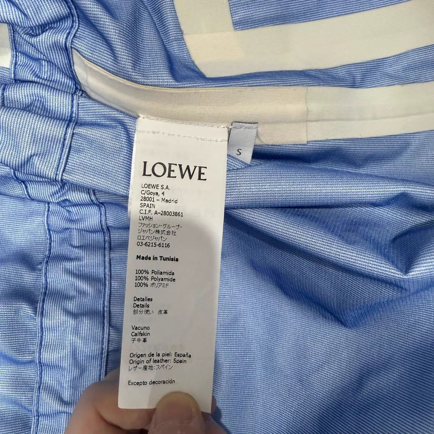 Loewe Loewe Blue Trench Coat S 99 New Size S / US 4 / IT 40 - 4 Thumbnail