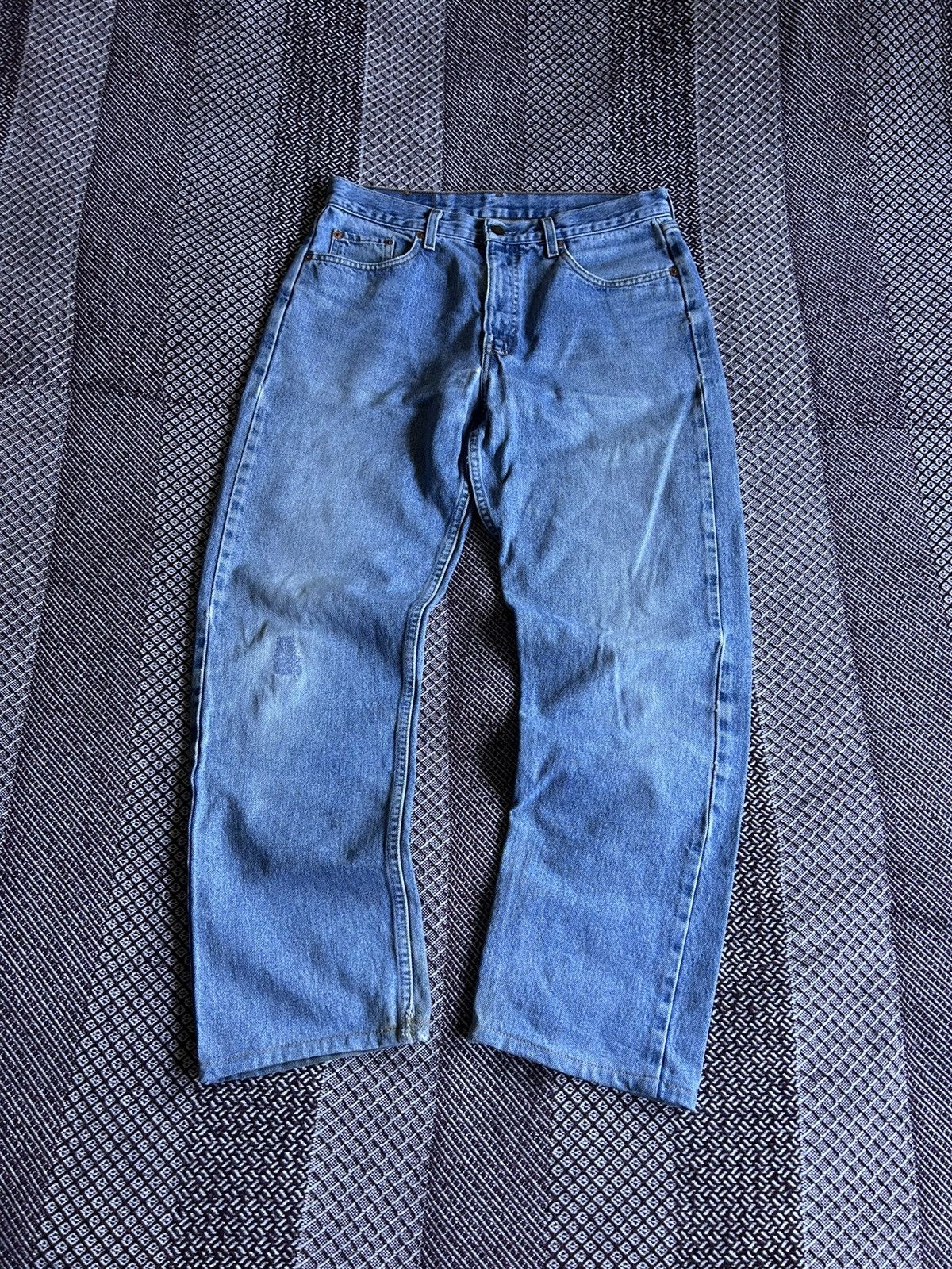 Levi's Vintage 615 Levis Jeans Denim Distressed 90s Streetwear Vibe Size US 33 - 9 Thumbnail
