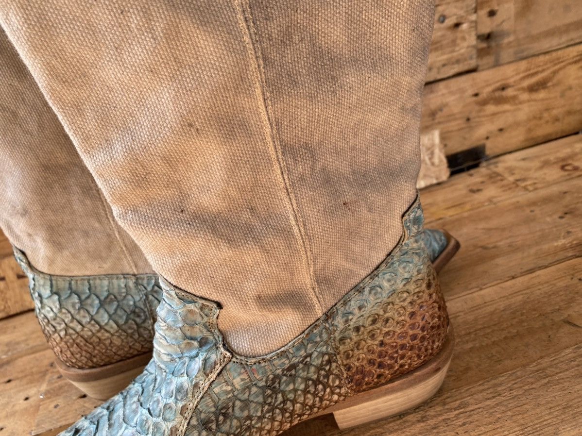 Roberto Cavalli Roberto cavali western cowboy boots,exotic python skin sz41 Size US 8 / EU 41 - 16 Thumbnail