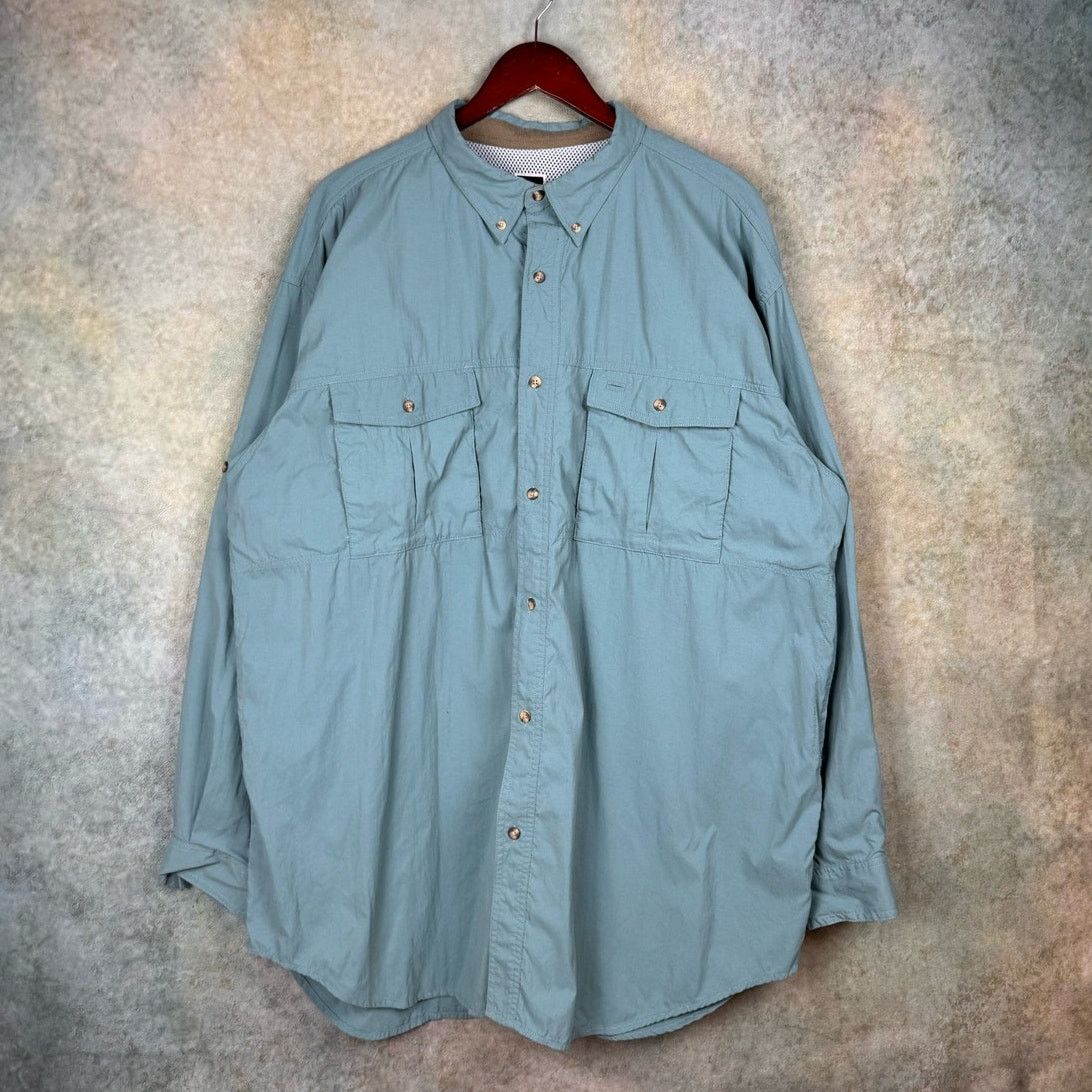 The North Face The North Face Tekware Button Down Shirt XXL Green Outdoor Size US XXL / EU 58 / 5 - 2 Thumbnail