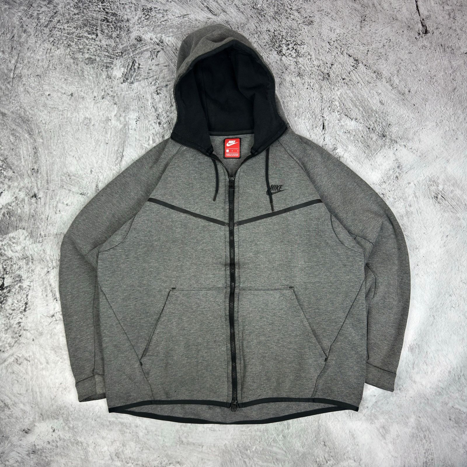 Nike Nike Tech Fleece Windrunner Men's Gray Cotton Hoodie Large Size US L / EU 52-54 / 3 - 1 Thumbnail