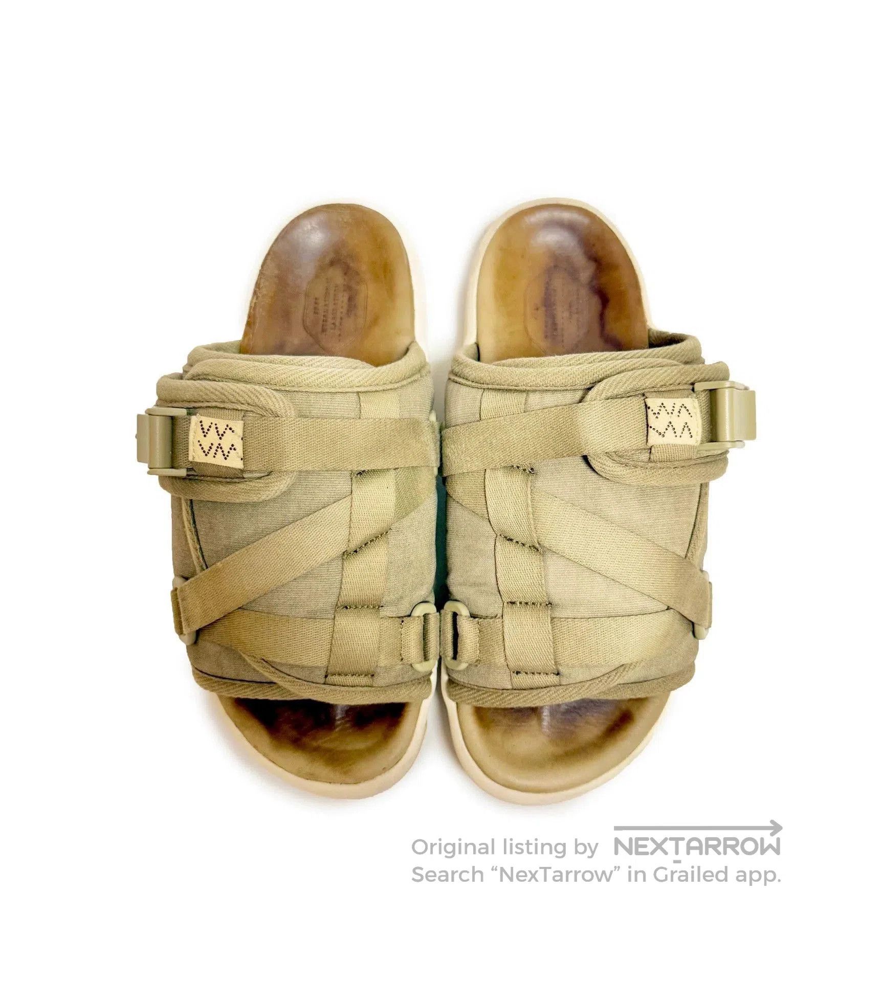 Visvim Green Strappy Sandals Size 9. Size US 9 / EU 42 - 3 Thumbnail