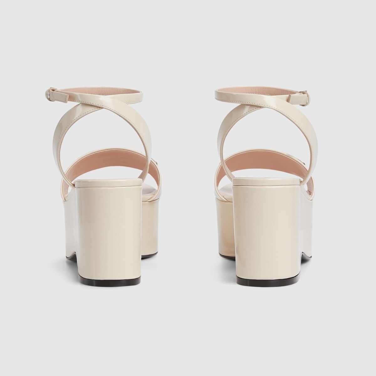Gucci oc11z1025 Horsebit Flatform Sandals in Ivory Size US 9.5 / IT 39.5 - 3 Thumbnail
