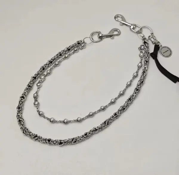 Japanese Brand 2 Layer Natural Echo Pearled Wallet Chain Size ONE SIZE - 2 Thumbnail