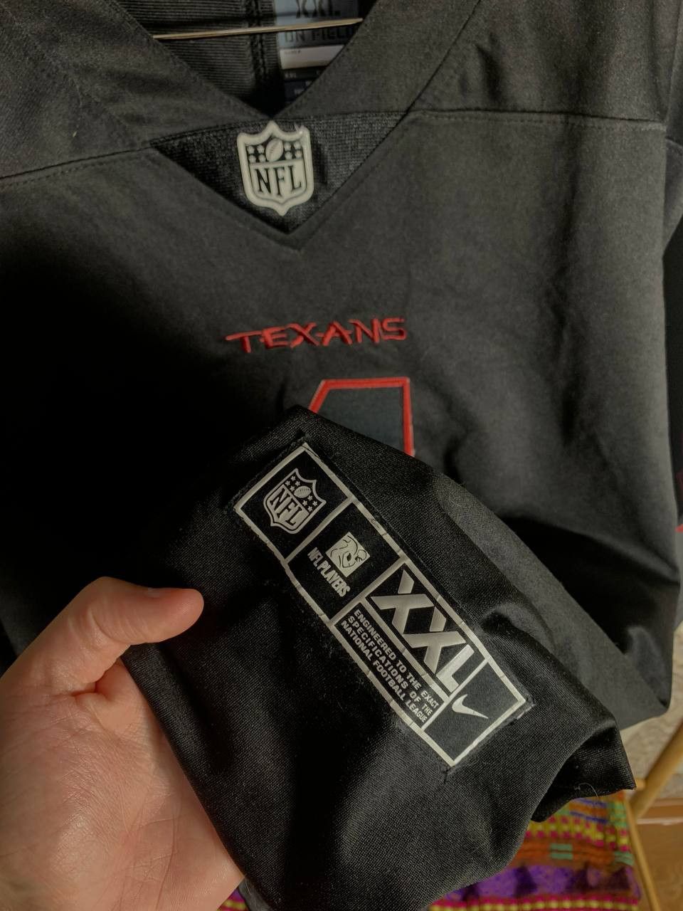 NFL Vintage Nike Texans Retro Rugby Football Jersey Y2K 90s Size US XXL / EU 58 / 5 - 3 Thumbnail