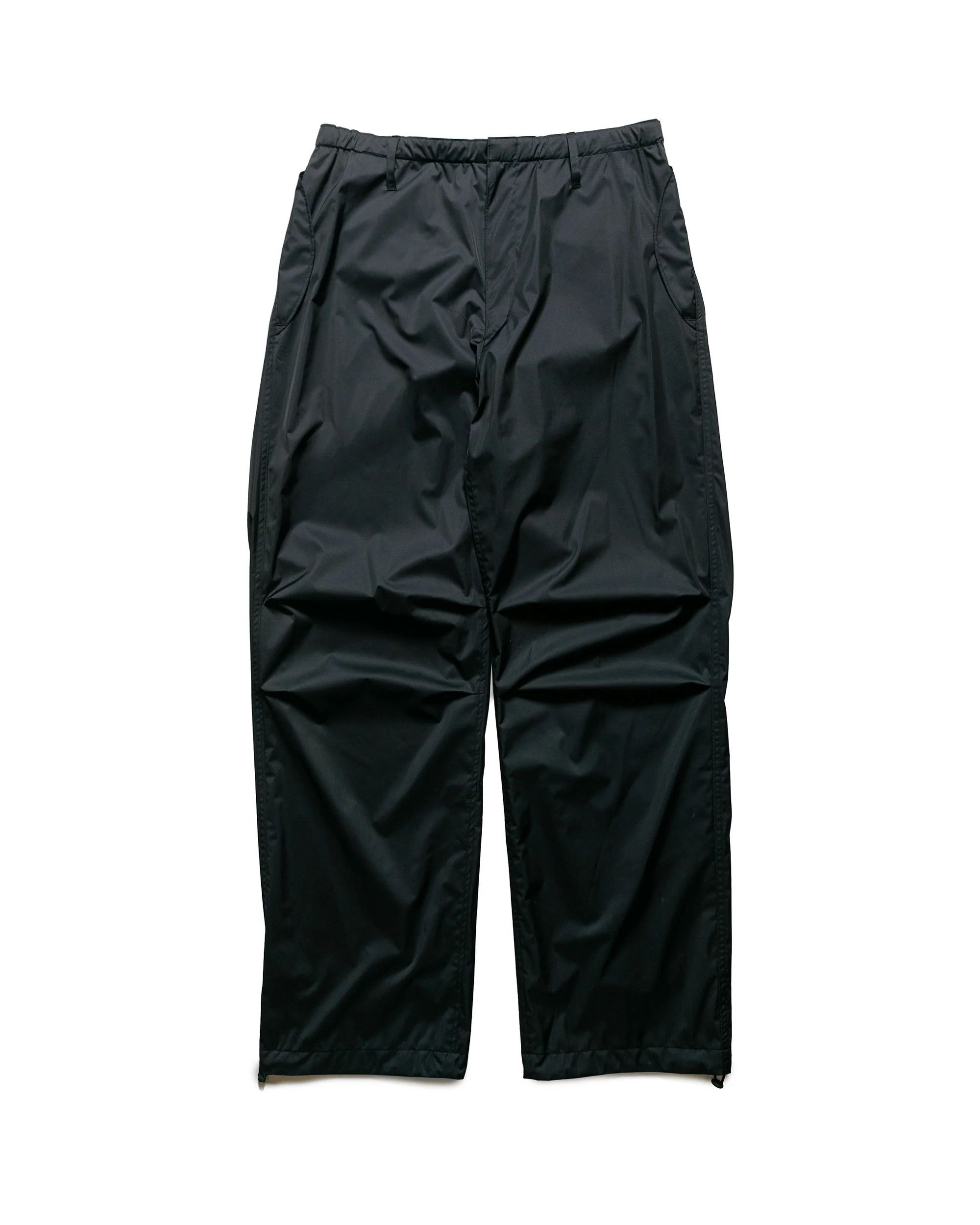 Auralee Satin Laminate Field Pants in Black | Grailed