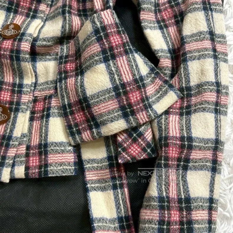 Vivienne Westwood vivienne westwood Second-hand plaid open collar jacket Size M / US 6-8 / IT 42-44 - 8 Thumbnail