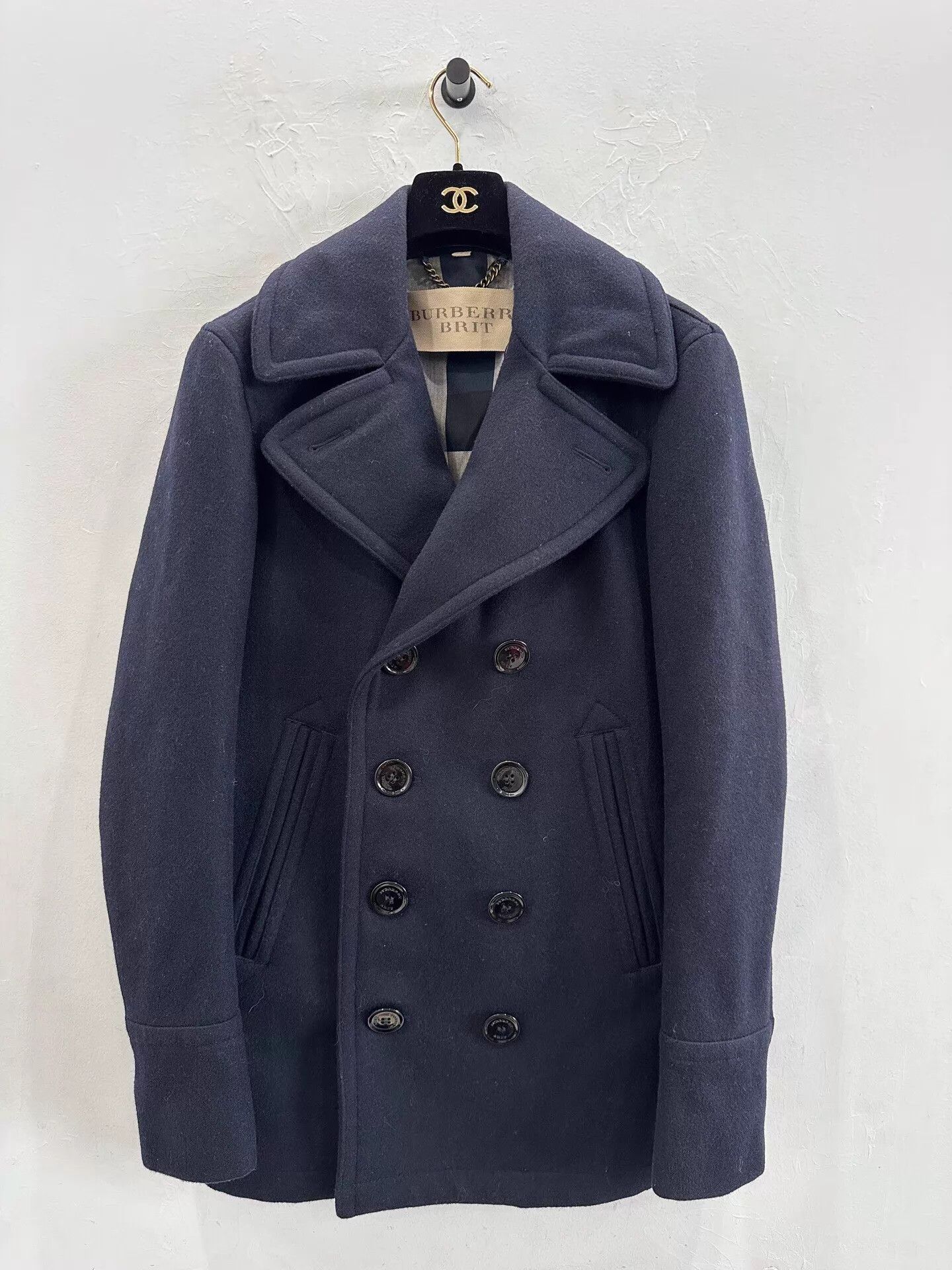 Burberry Brit ネイビー ピーコート Burberry Burberry Brit Navy Peacoat | Grailed