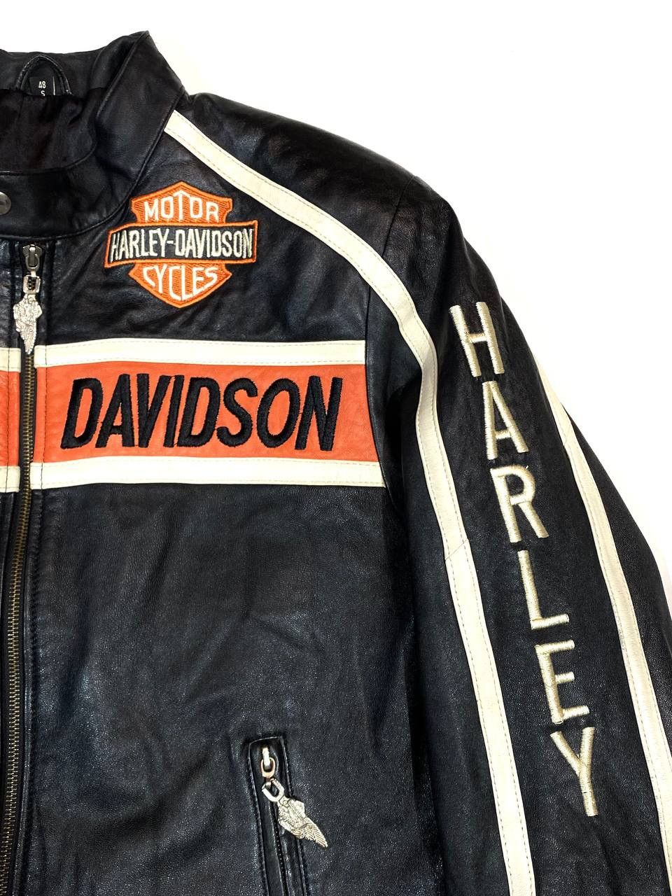 Harley Davidson Harley Davidson Motorcycle Biker Leather Jacket Racing Size US S / EU 44-46 / 1 - 6 Thumbnail