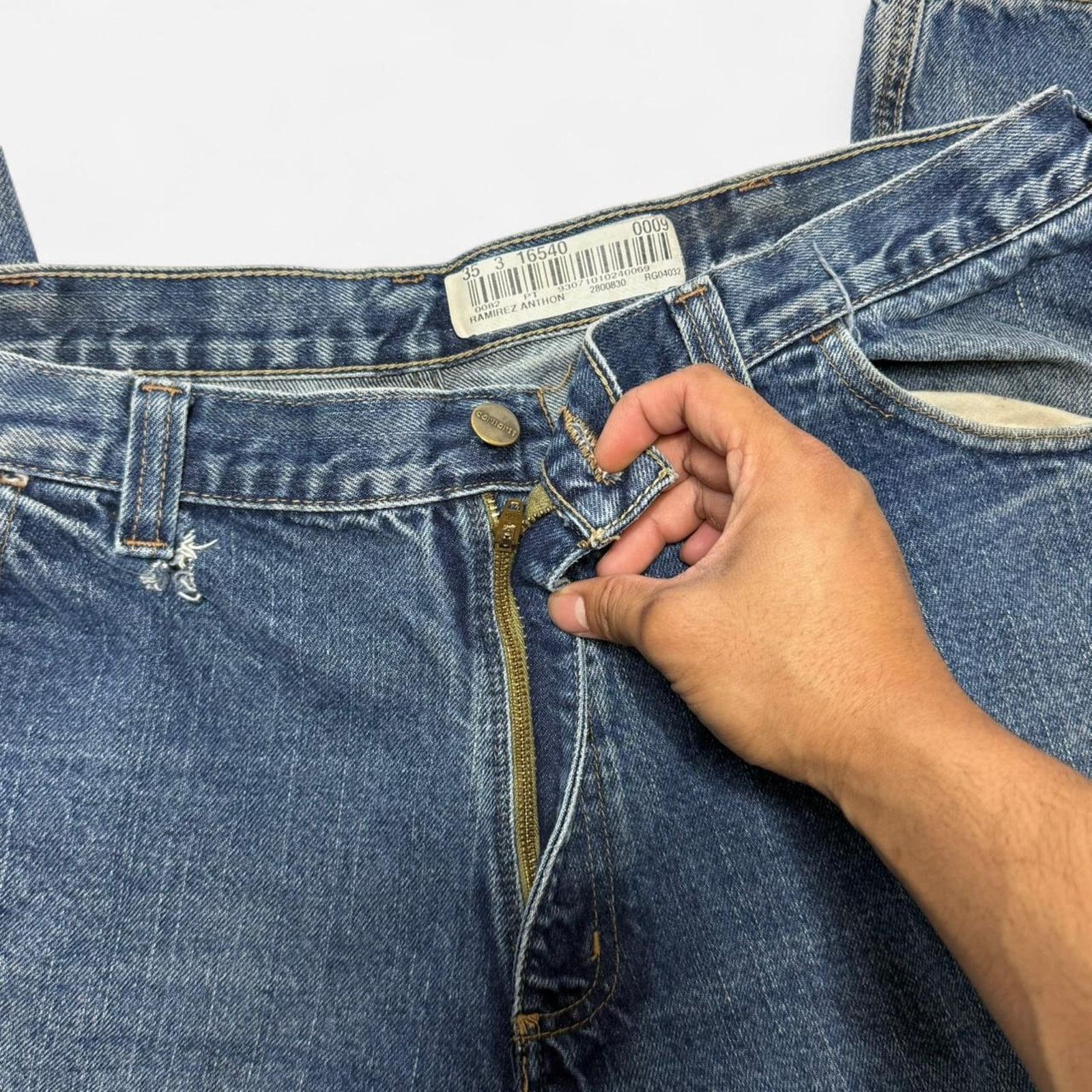 Carhartt Carhartt FR Flame Resistant Relaxed Fit Jeans 40x32 Size US 40 / EU 56 - 5 Thumbnail