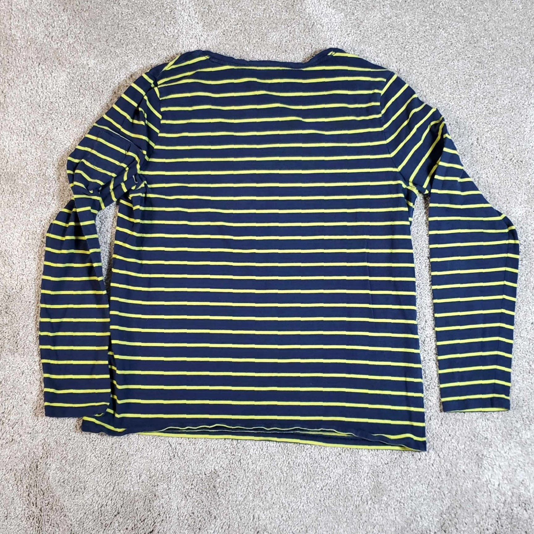 Ralph Lauren Lauren Ralph Lauren Active Long Sleeve Top Womens XL Striped Blue Yellow Size XL / US 12-14 / IT 48-50 - 4 Thumbnail