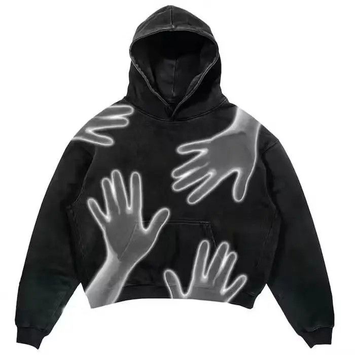 Japanese Brand × Vintage Hands Graphic Pullover Hoodie Size US M / EU 48-50 / 2 - 1 Thumbnail
