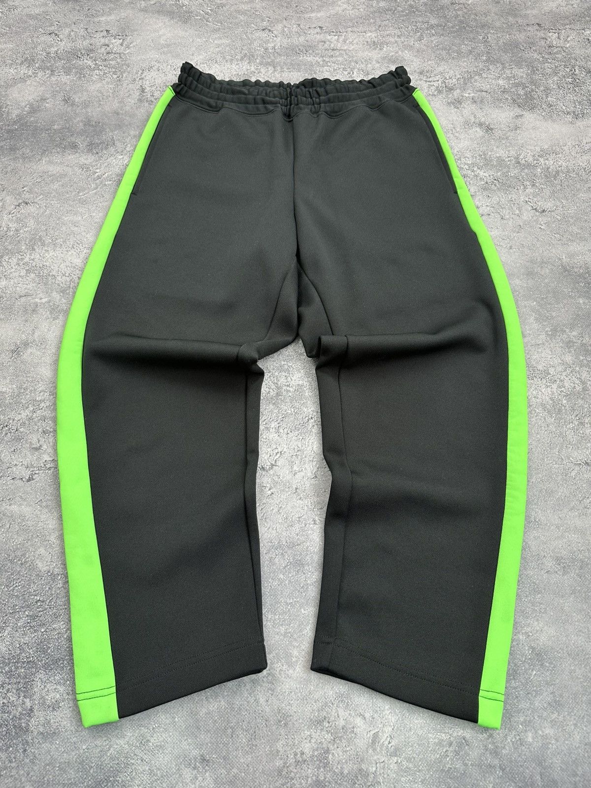 Comme des Garcons Comme Des Garçons Rare Black Pants Green Striped Japan Plus Size US 30 / EU 46 - 2 Thumbnail