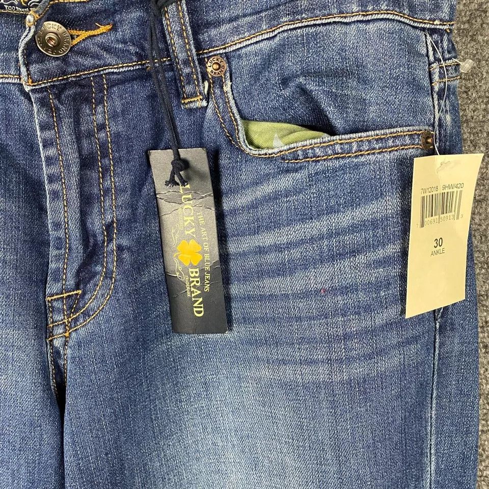 Lucky Brand Lucky Brand Classic Rider Ankle Jeans Women's 10/30 NWT Size 32" / US 10 / IT 46 - 2 Thumbnail
