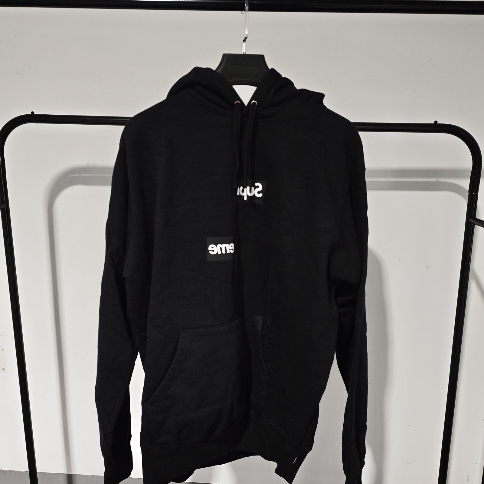 Supreme Supreme Black Bandana Box Logo Hoodie DS Size XL | Grailed