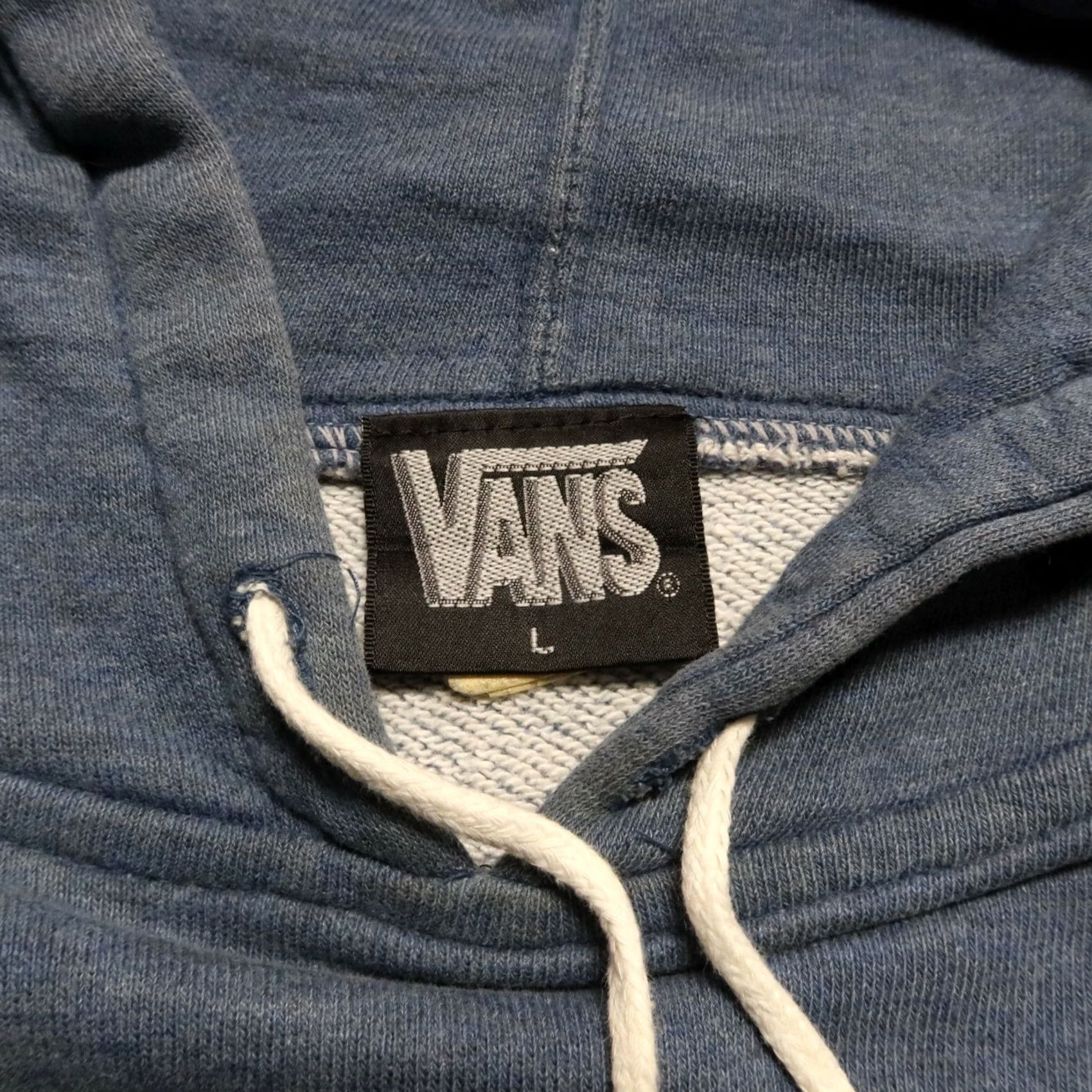 Vans Vintage Vans Logo Hoodie Sweatshirt Navy L Men’s BLAH Size US L / EU 52-54 / 3 - 4 Thumbnail
