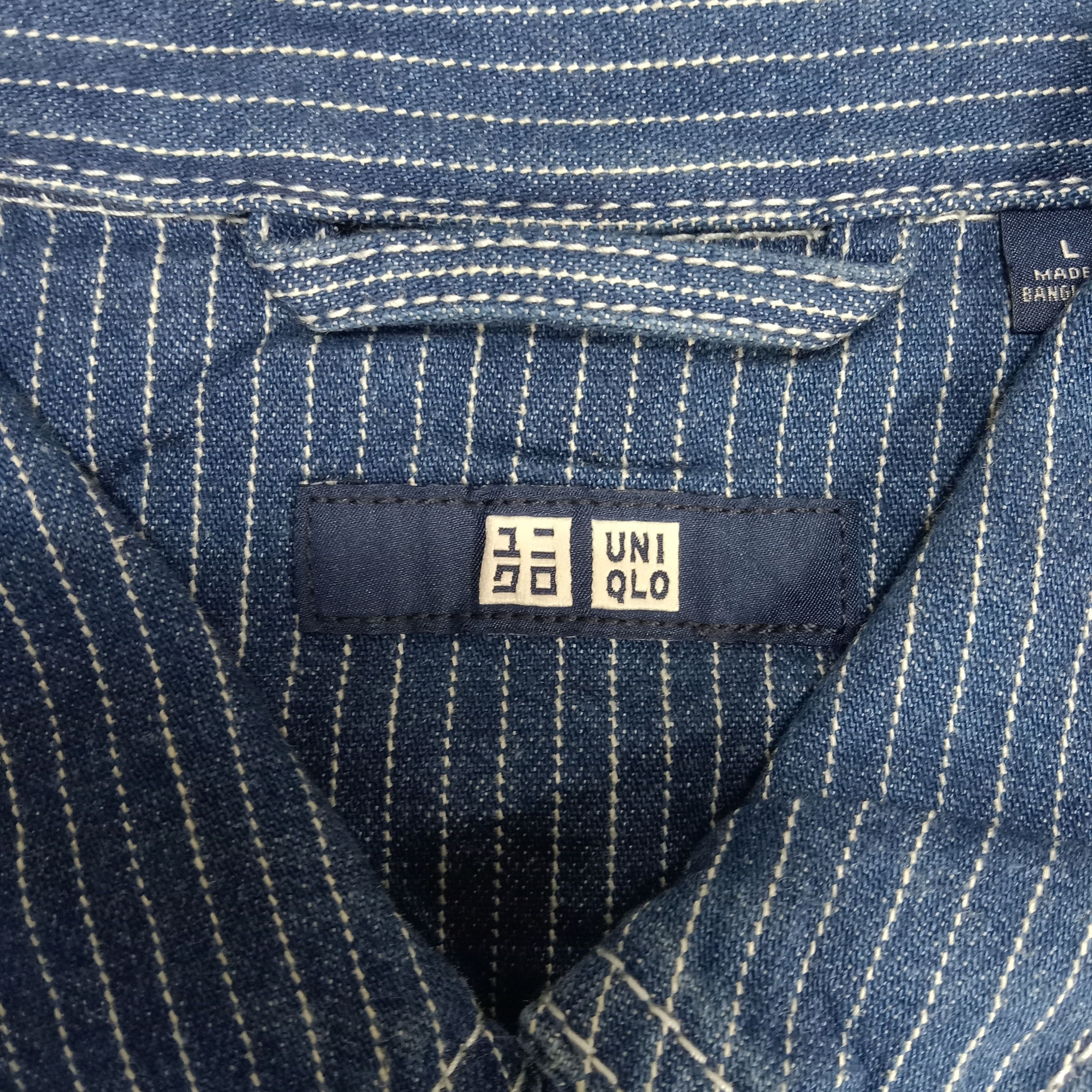 Japanese Brand × Vintage Uniqlo Skulls Japanese Brand Denim Style Jacket Size US L / EU 52-54 / 3 - 7 Thumbnail