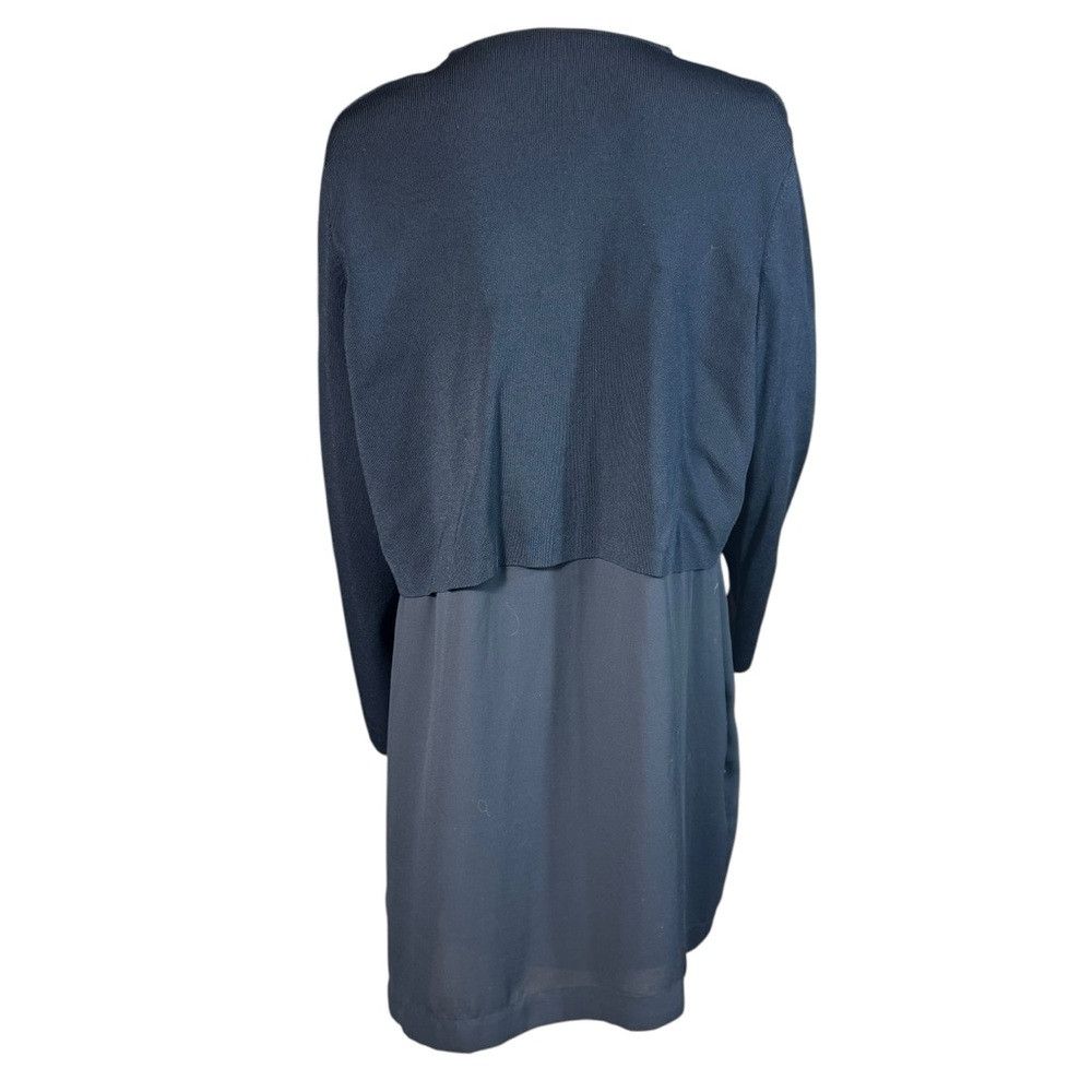 Cos COS Black Open Front Double Layer Sheer Bottom Cardigan Siz Size M / US 6-8 / IT 42-44 - 5 Thumbnail