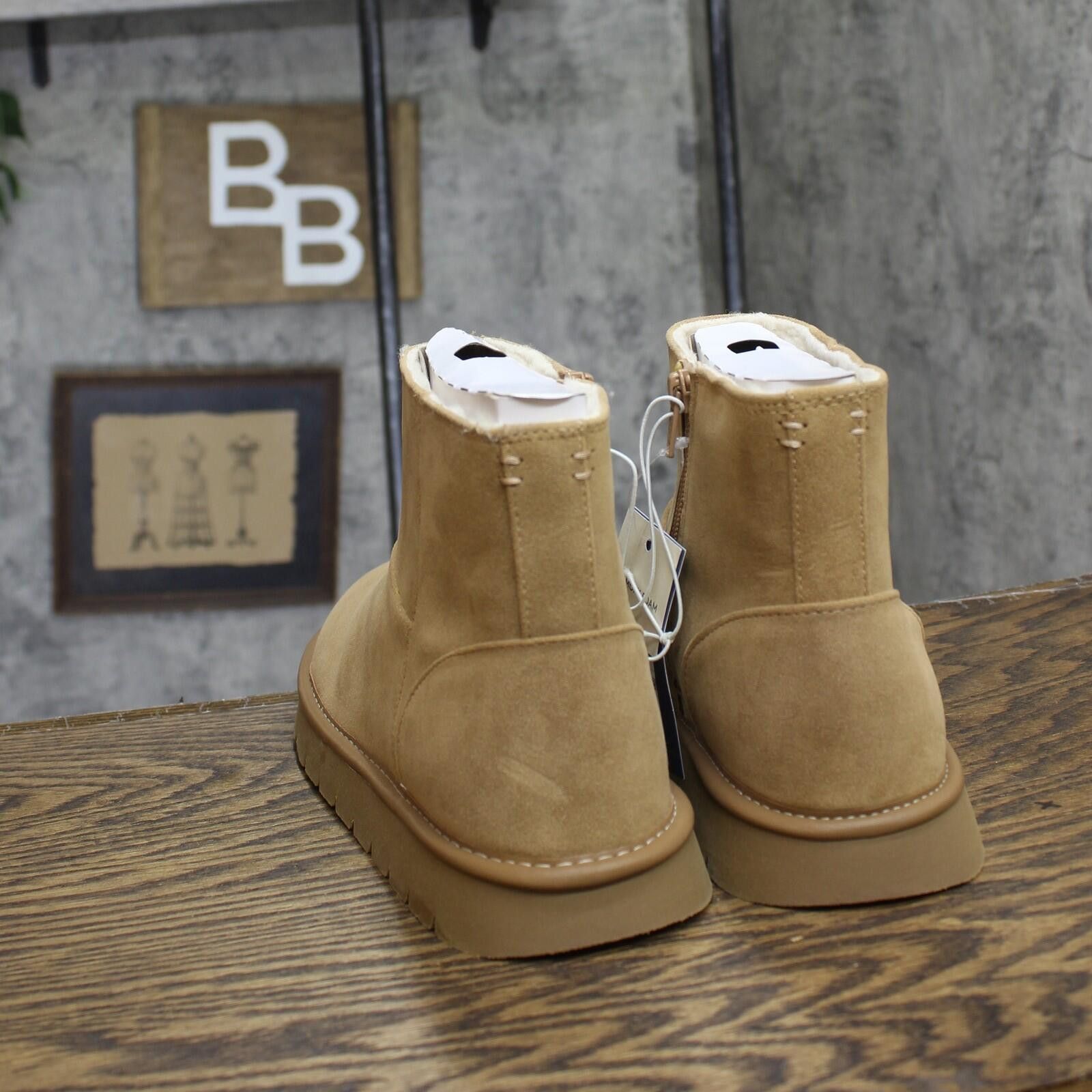 Other Nwt Universal Thread Suede Booties 91791701 Tan Brown 10m Size US 10 / IT 40 - 4 Thumbnail
