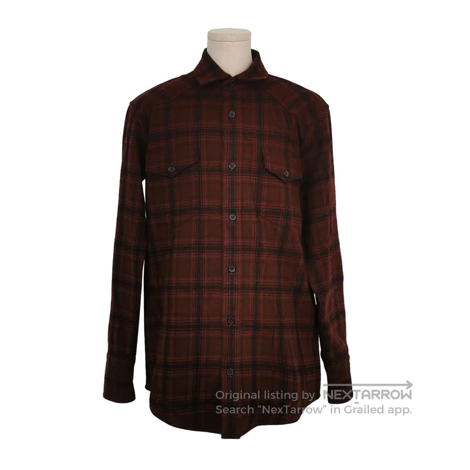 Saint Laurent Paris Saint Laurent Wool Plaid Collar Shirt XS. Size US XS / EU 42 / 0 - 1 Thumbnail
