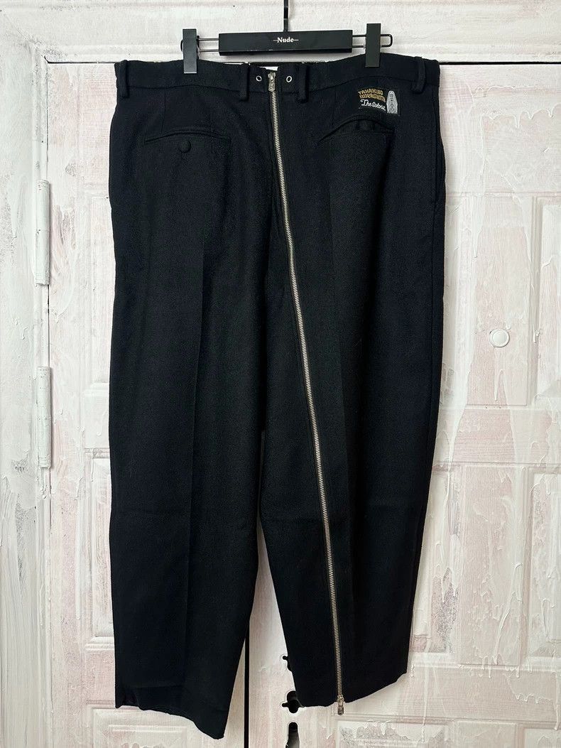 Takahiromiyashita The Soloist. black zippered trousers with front pockets-2508 Size US 44 / EU 60 - 1 Thumbnail
