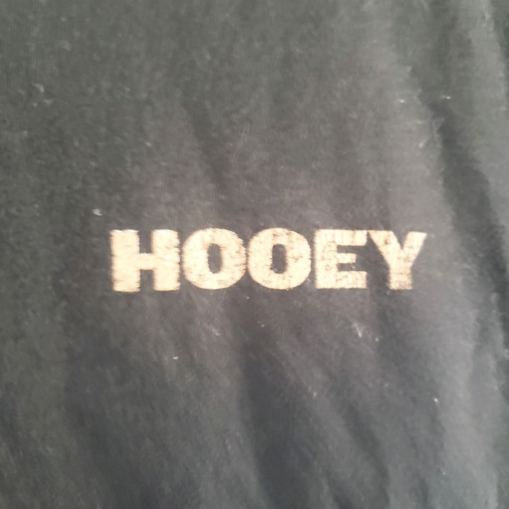 Vintage Hooey Tee Shirt Men's L Black Front & Back Graphic Print Cotton Logo T-Shirt Size US L / EU 52-54 / 3 - 6 Thumbnail