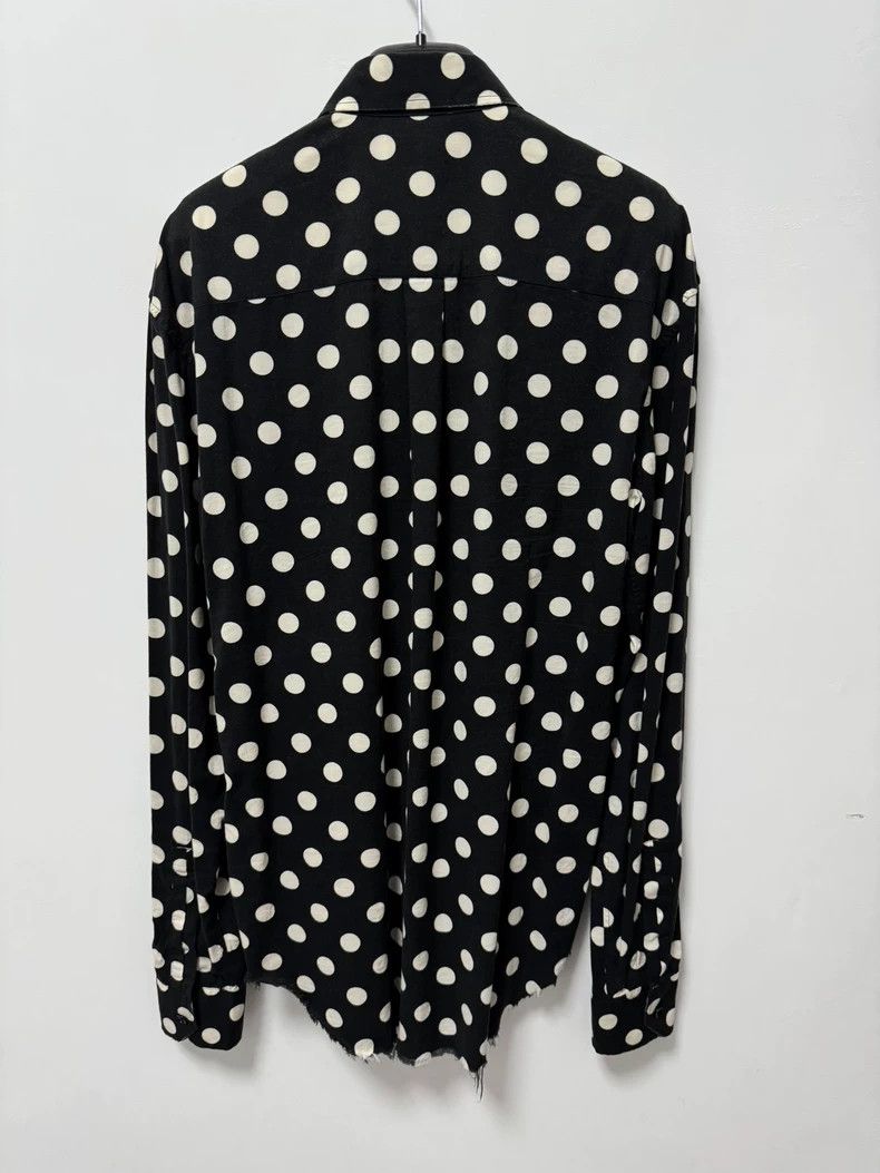 Yves Saint Laurent saint laurent size 38 16ss show black and white fringed po Size US M / EU 48-50 / 2 - 2 Thumbnail