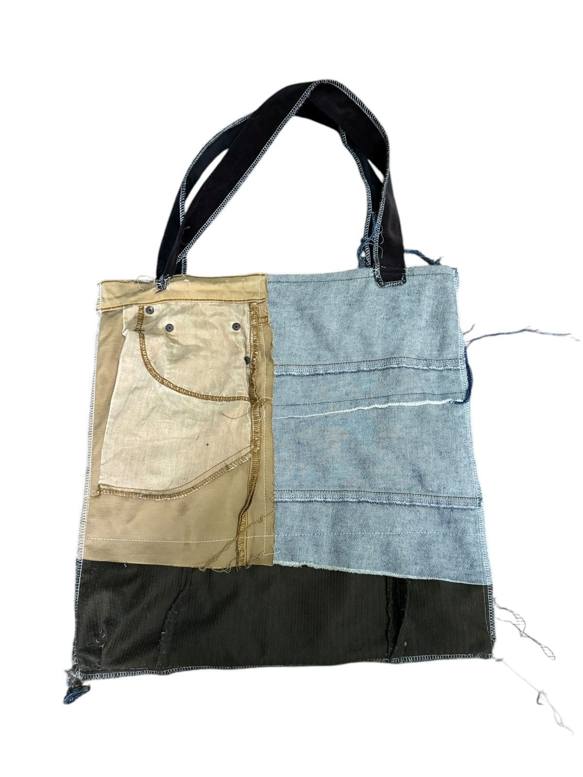 Japanese Brand TOTE BAG PATCHWORK CUSTOM INSPIRED KAPITAL Size ONE SIZE - 7 Thumbnail