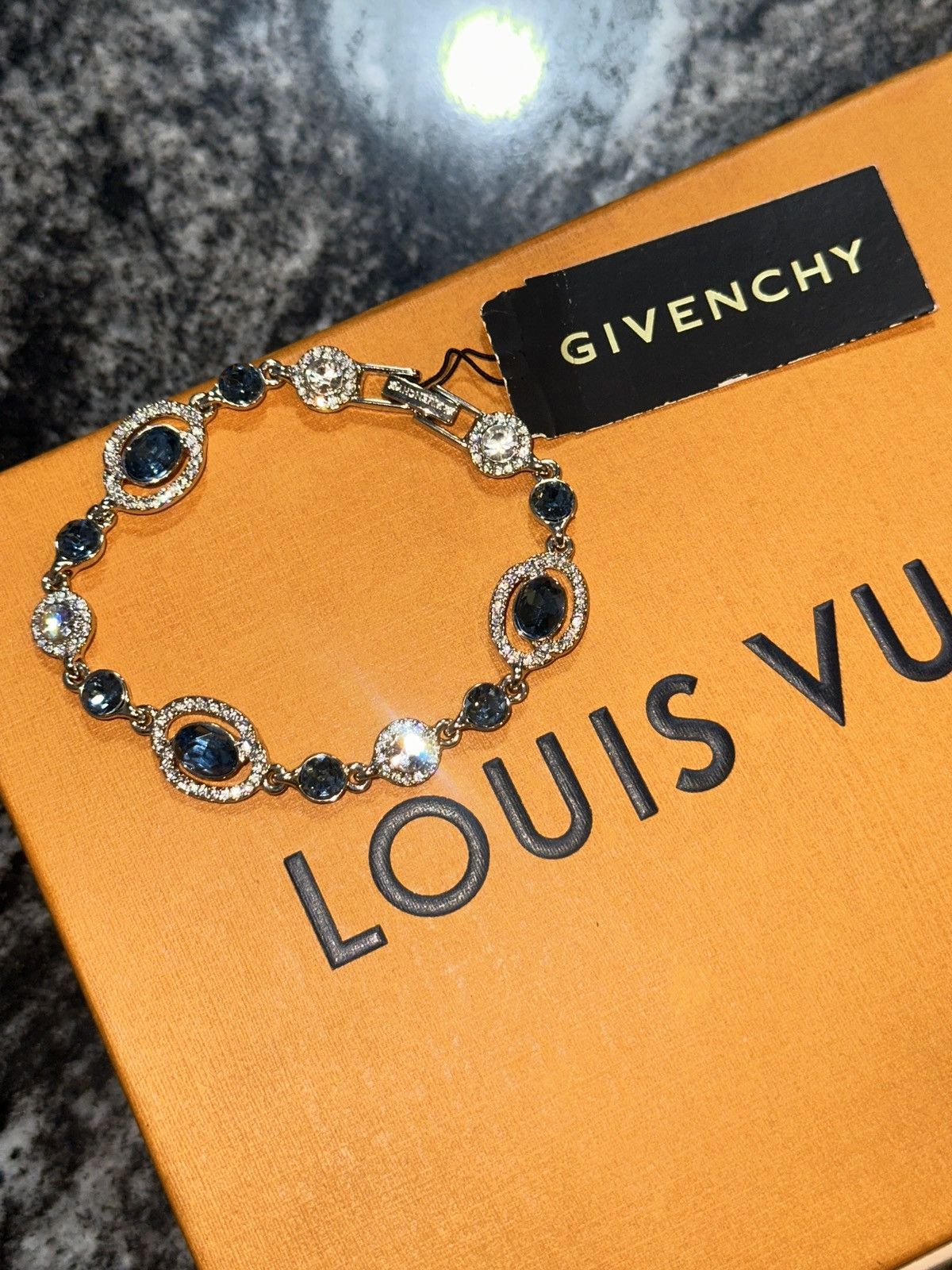 RARE dark blue Givenchy flex bracelet