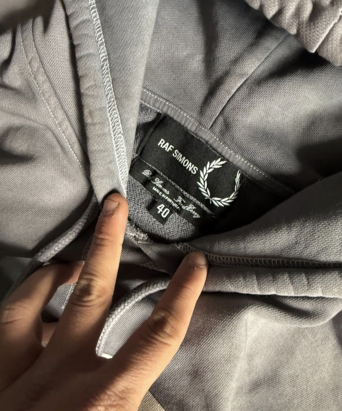 Fred Perry × Raf Simons FRED PERRY X RAF SIMONS HOODIE Size US L / EU 52-54 / 3 - 4 Thumbnail