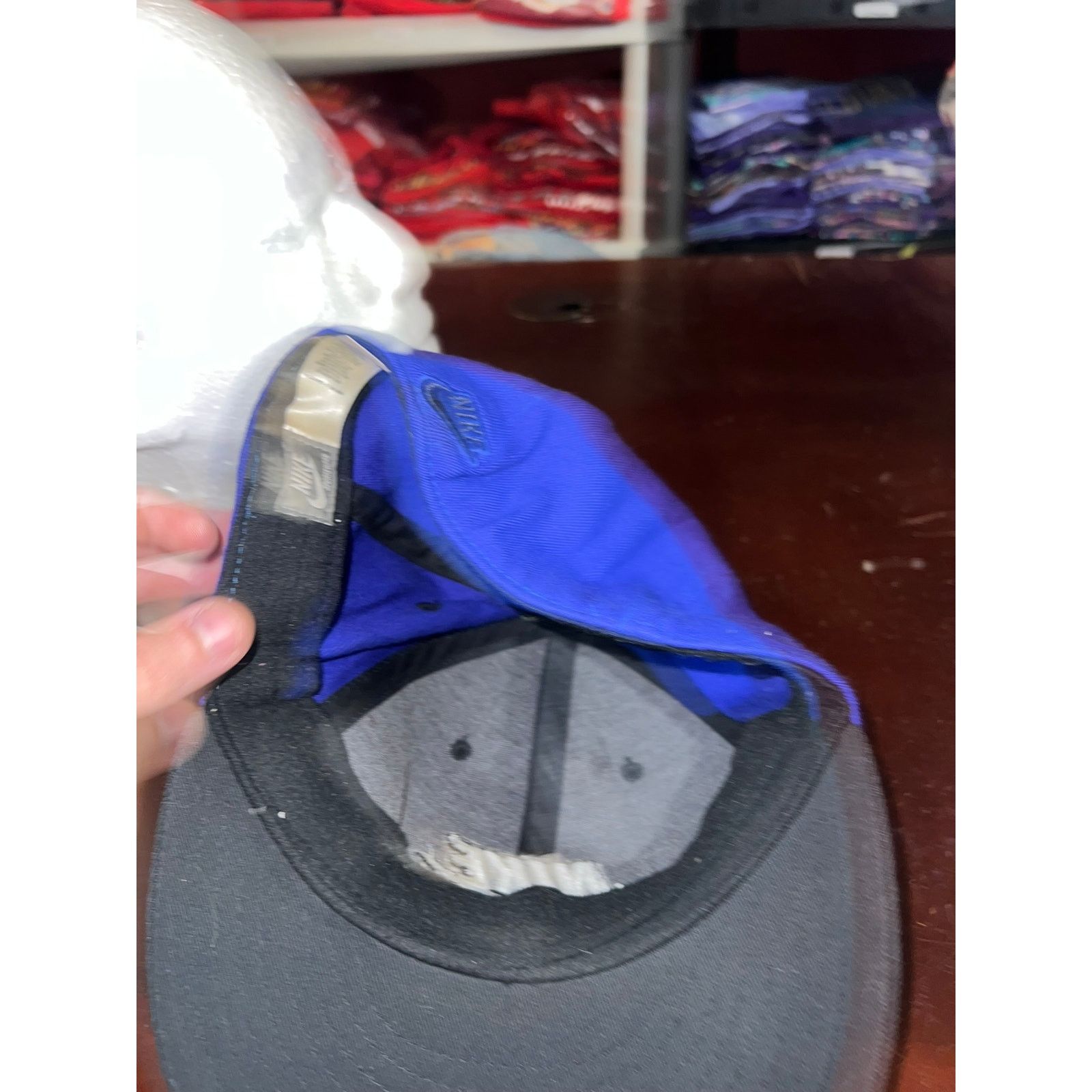 Nike Nike Sportswear Hat Blue One Size Cap Sports Logo Headwear Size ONE SIZE - 6 Thumbnail