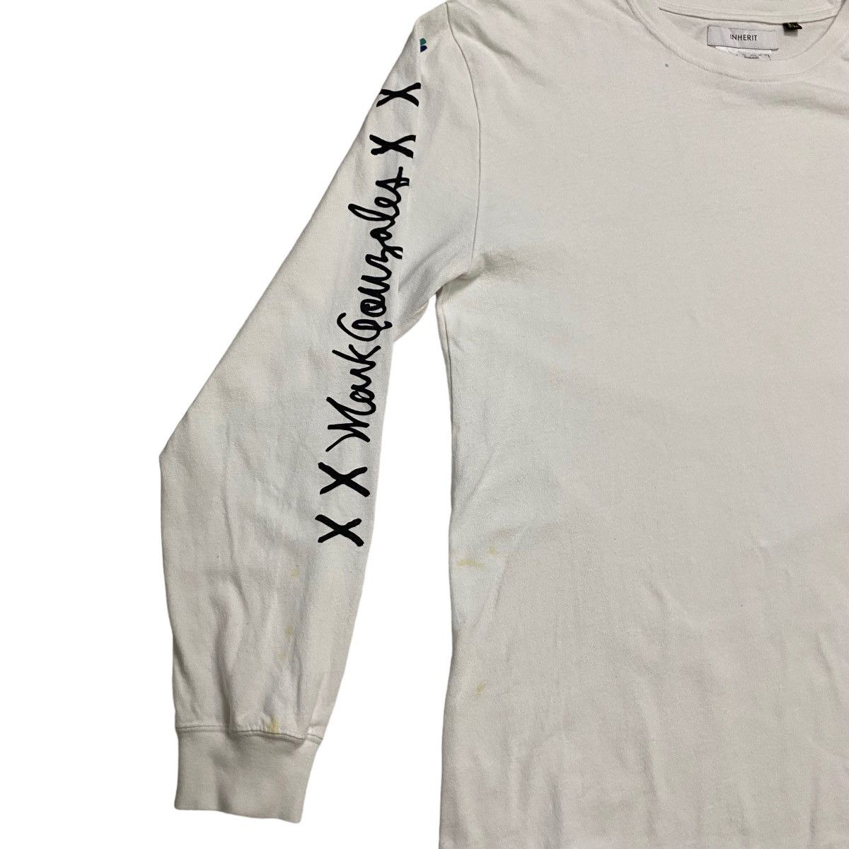 Other Mark Gonzales X Inherit white longsleeve tee Size US L / EU 52-54 / 3 - 5 Thumbnail