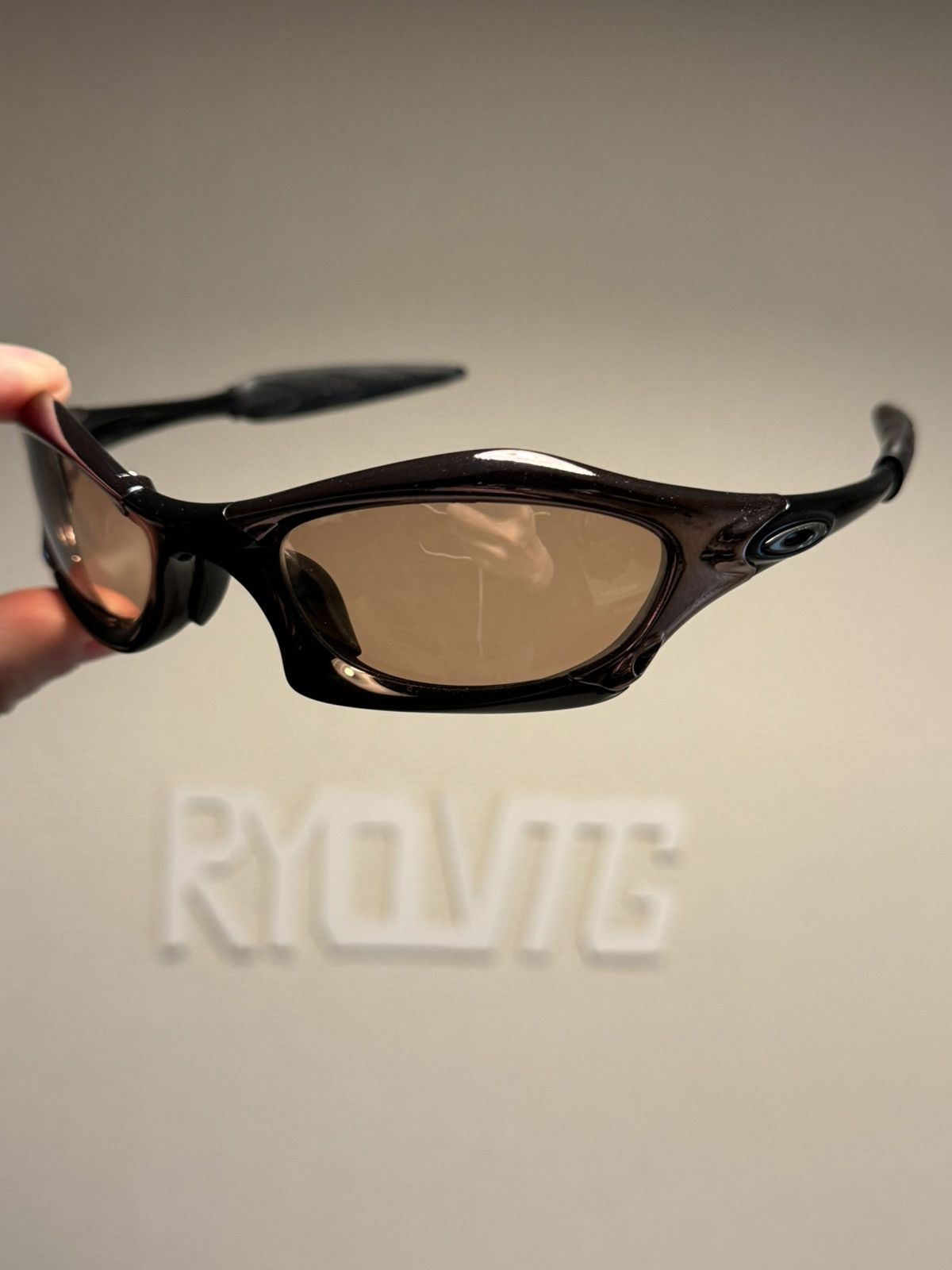 Oakley Oakley Splice Black Chrome Sunglasses | Grailed