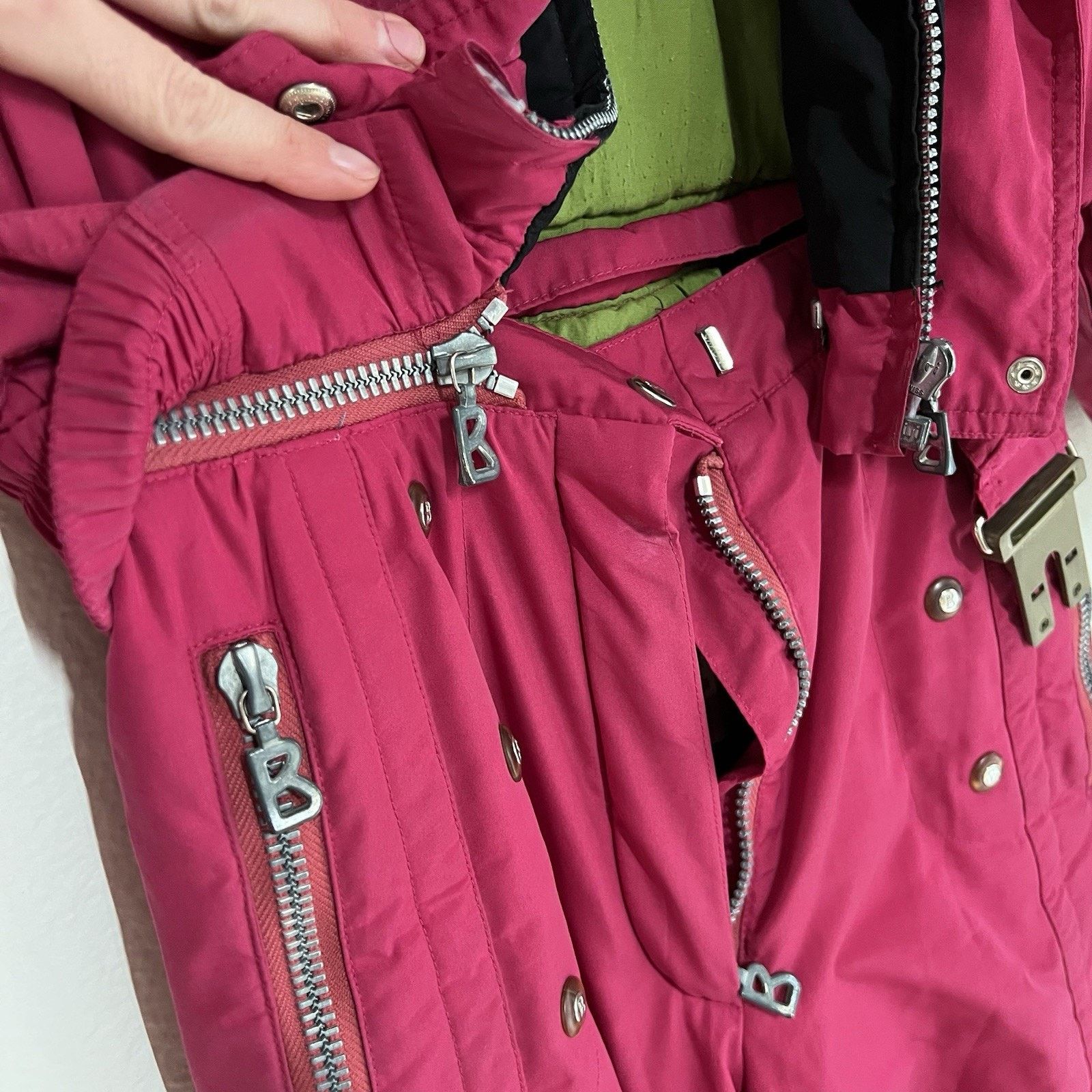 Bogner Vintage 90s BOGNER Convertible Ski Suit Sz 8 Pink Size M / US 6-8 / IT 42-44 - 5 Thumbnail