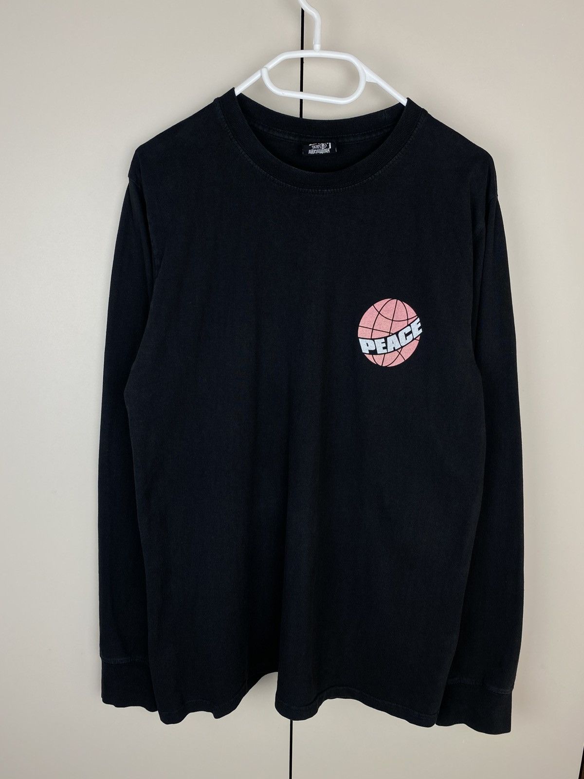 Stussy Rare Vintage Stussy T-Shirt Peace Long Sleeve Y2K Big Logo Size US S / EU 44-46 / 1 - 5 Thumbnail