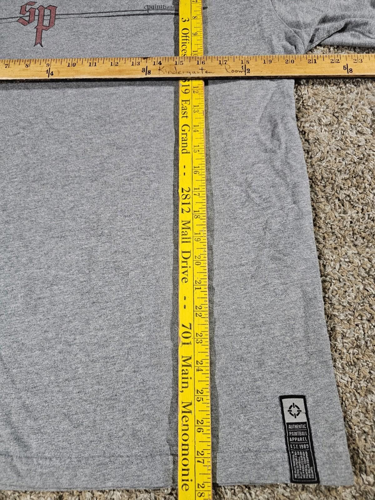 Other Smart Parts authentic paintball apparel t-shirt Size L Gray Size ONE SIZE - 4 Thumbnail