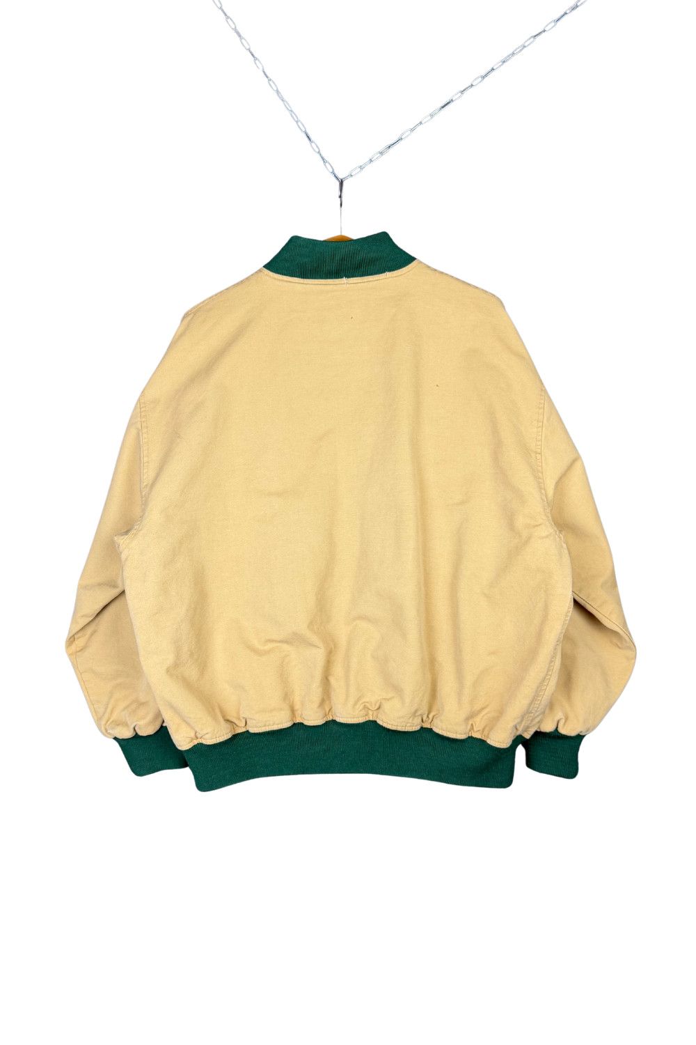 FW93 Polo Sportsman Canvas Bomber | XL | Khaki/Forest/Blaze image 3