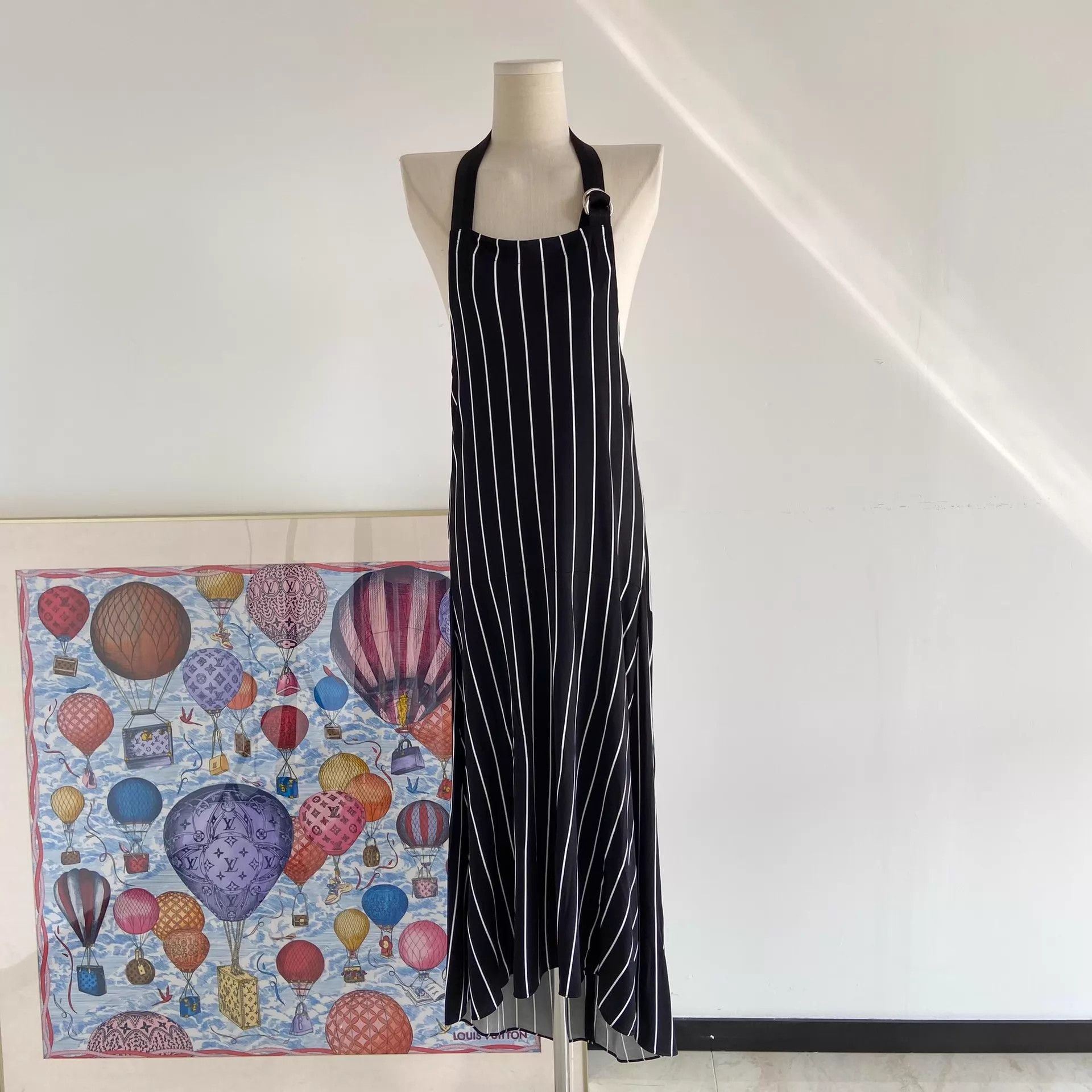 Balenciaga Balenciaga black stripe backless dress FR36 Size XS / US 0-2 / IT 36-38 - 1 Thumbnail