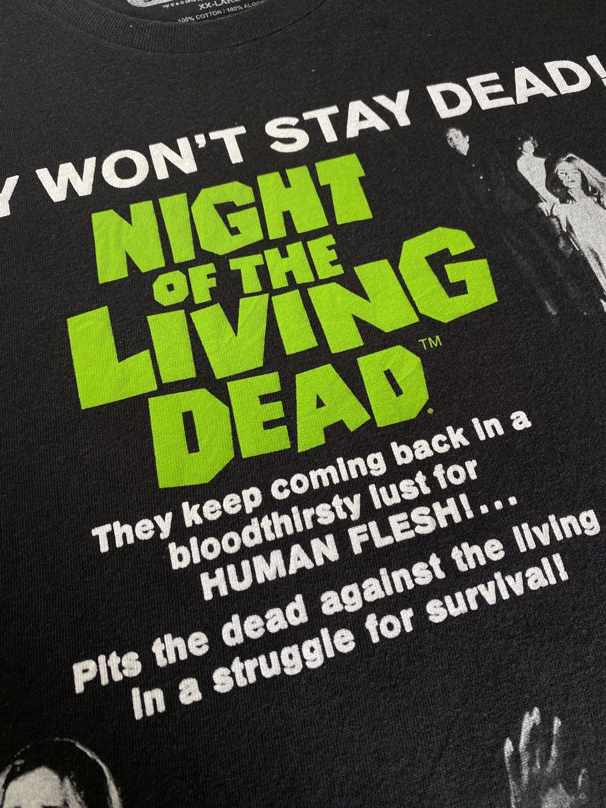 Expert Horror Vintage Night Of The Living Dead Movie Tshirt Size US XXL / EU 58 / 5 - 5 Thumbnail