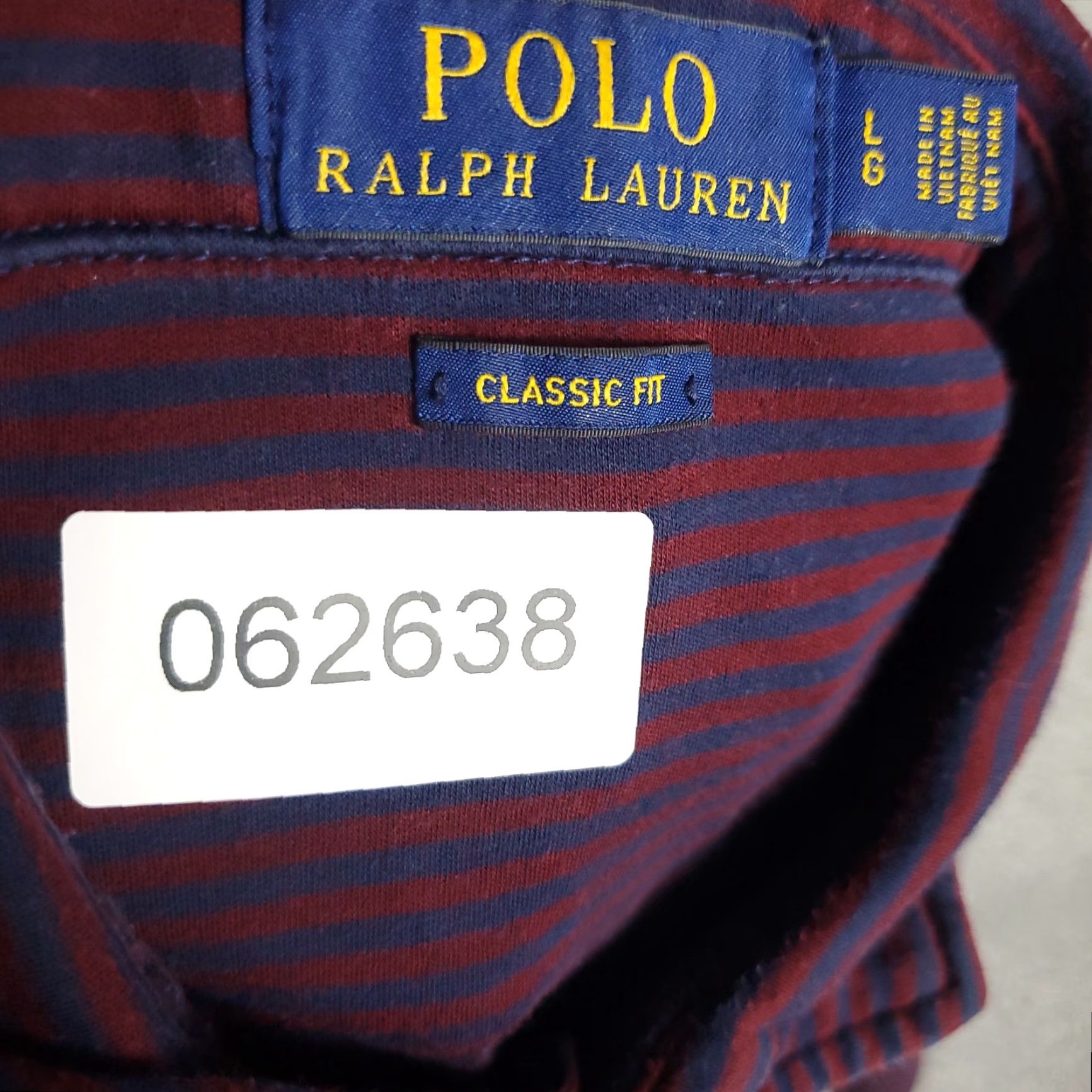 Ralph Lauren Ralph Lauren Polo Shirt Men's Large Blue Red Striped Casual Short Sleeve Size US L / EU 52-54 / 3 - 7 Thumbnail