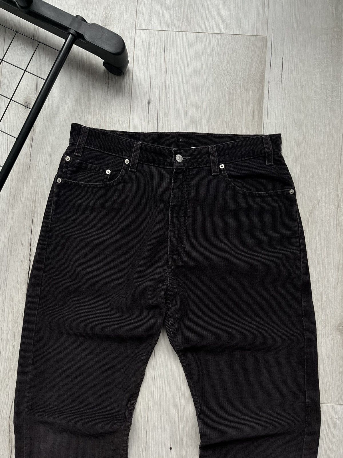 Levi's × Vintage Vintage 90s Levis 505 Corduroy Regular Straight 36x34 Pants Size US 34 / EU 50 - 6 Thumbnail